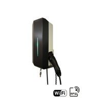 Garo Standard Domestic Wall EV Charger 7.4KW Fixed Type 2 Lead - Optional WIFI & RFID