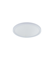 Integral Slim Halo Ceiling/wall Light 241mm Dia 15w 1300lm 2700k Triac Dimmable White Bezel Integral Led