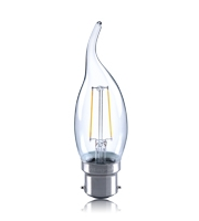 Integral Flame Tip 2W B22 LED Candle Lamp (Warm White)