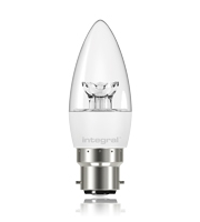 Integral Candle B22 5.4W 5000K Non-dimmable (Clear) 