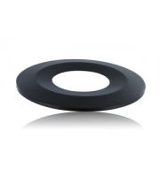 Integral Low-Profile Fire Rated Downlight Black-Paintable Bezel