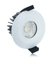 Integral 10W IP65 Low Profile Dimmable LED Downlight (Matt White)