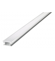 Integral Profile Recessed 1M Frosted Diffuser 26.9 X 11Mm Include 2 Endcaps