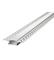 Integral Profile Recessed 1M Frosted Diffuser Include 2 Endcaps