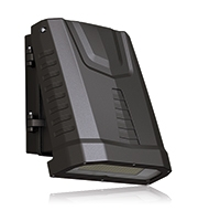 Integral Outdoor Wall Pack Adjustable Light IP65 (Black)