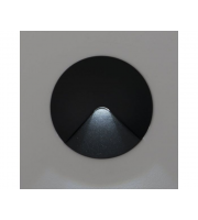 KSR Lighting Mini Carpio 2W Cool (White) LED Pin Wall Wash Light (Black)