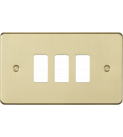 ML ACCESSORIES 3g Grid Faceplate - Brushed Brass