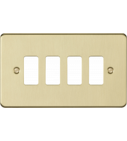 ML ACCESSORIES 4g Grid Faceplate - Brushed Brass