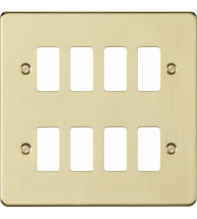 ML ACCESSORIES 8g Grid Faceplate - Brushed Brass