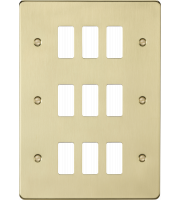 ML ACCESSORIES 9g Grid Faceplate - Brushed Brass