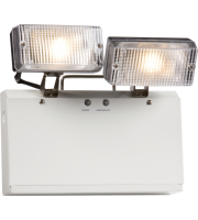 Knightsbridge 2x3W LED Twin Spot Emergency Light  (non-maintained use only) ( (Grey))