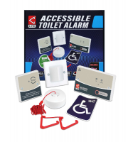 C-Tec Accessible Disabled Persons Toilet Alarm Kit (White)