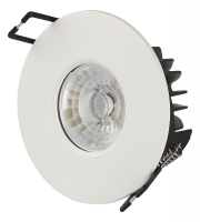ELD 8W LED fixed IP65 dimmable fire rated downlight -Bundle with Bezel- (Cool White) FRCOB8NW