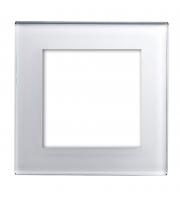 Retrotouch Crystal 2 Gang Module Plate (White PG)