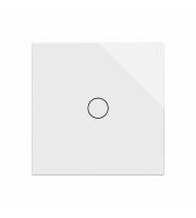 Retrotouch Crystal 1 Gang Touch Light Switch (White PG)