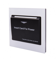 Retrotouch Energy Key Card Saver - (White Acrylic)
