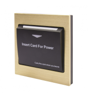 Retrotouch Energy Key Card Saver - (Brass Metal)