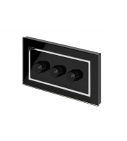 Retrotouch Crystal 3G 2 Way Rotary LED Dimmer (Black CT)