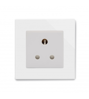 Retrotouch Crystal 15a Round Pin Socket (White PG)