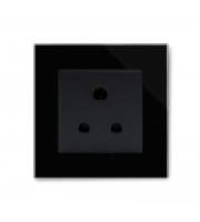 Retrotouch Crystal 15a Round Pin Socket (Black PG)