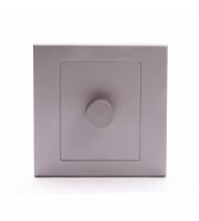 Simplicity Intelligent LED Dimmer Light Switch 1 Gang 2 Way Mid Grey
