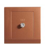 Retrotouch Simplicity Coaxial Satellite Socket (Bronze)