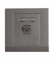 Retrotouch Simplicity 13A Switched Fused Connection Unit (Mid Grey)