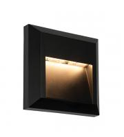 Saxby Lighting Severus Square Indirect IP65 1W LED Guide Light (Black)
