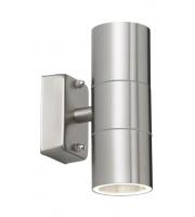 Endon Lighting Canon Up/Down IP44 Wall Light (Polished Stainless)