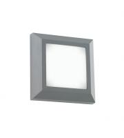 Saxby Lighting Severus Square Direct IP65 3W Guide Light (Grey)