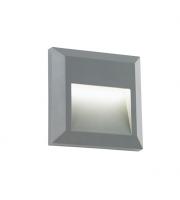 Saxby Lighting Severus Square Indirect IP65 1W Guide Light (Grey)