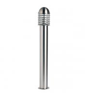 Endon Louvre IP44 60W Bollard (Polished Stainless) 
