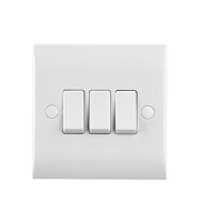 Saxby Lighting Curved Edge 10ax 3g 2-way Switch
