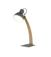 Searchlight Nanna Table Lamp Light Wood Matt Grey 