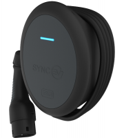 Sync EV Type 2 Smart Car Charger 7.4kW Tethered Built in WiFi