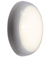 Ansell 14W Disco LED Integral Microwave Sensor and Emergency Bulkhead (White)