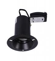 DTS Plaster in Fire Rated GU10 LED Downlight (Black)