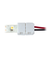 Aurora Lighting Wired Connector for Single Colour LED Strip (White)