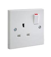 BG électrique Switched Fused Connection Unit avec un indicateur de puissance 13 Amp,...