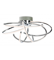 Firstlight 4851CH Caprice LED Flush Ceiling Fitting in Polished Chrome