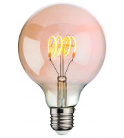 Firstlight LED Vintage Lamp Amber Glass