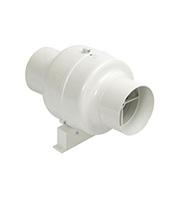 Manrose In-Line Extractor Fan with Timer and Bracket (White)