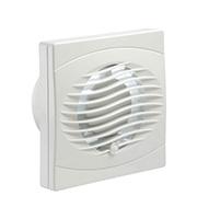 Manrose 4 Inch Axial Fan with Pull Cord (White)