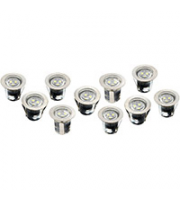 Robus Vita 3.6W Led Circular Kit With 10 Fittings, IP68, Warm White Leds (Stainless Steel)