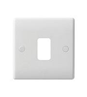 Schneider Electric GET Ultimate 1 Gang Grid Plate (White)