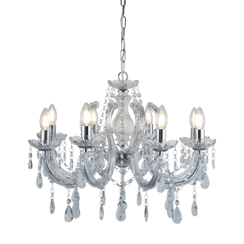 Chandeliers 8695 5GY Searchlight Indoor Lighting Marie Chandeliers 8695 5GY Searchlight Indoor Lighting Marie