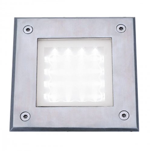Searchlight Led Outdoor&Indoor Recessed Walkover Square Stainless Steel White Led