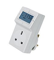 Timeguard Electronic Plug-in Thermostat with 24 Hour Time Control (White)
